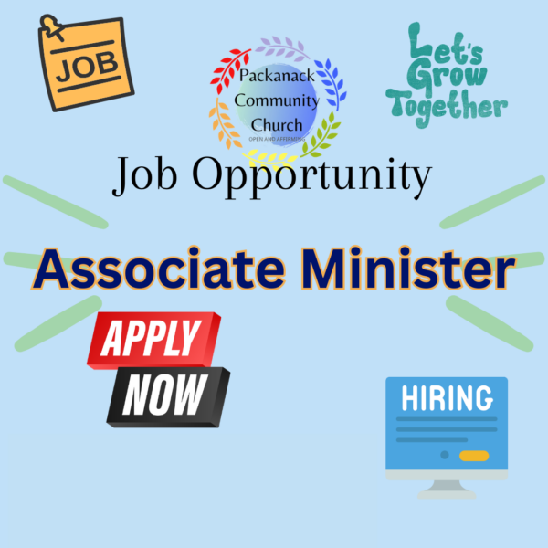 We're hiring as Associate Minister